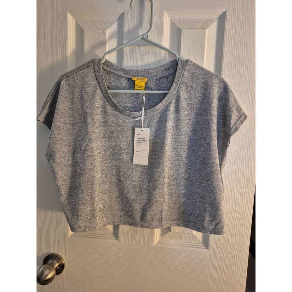 "Daisy" Brand Crop Top, Sleeveless Top